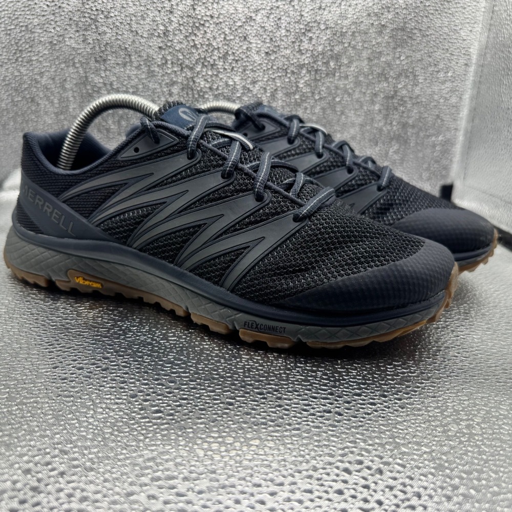 Size 8.5 Merrell Agility Synthesis 2 Trail Shoes Mens Navy Blue Excellent Vibram